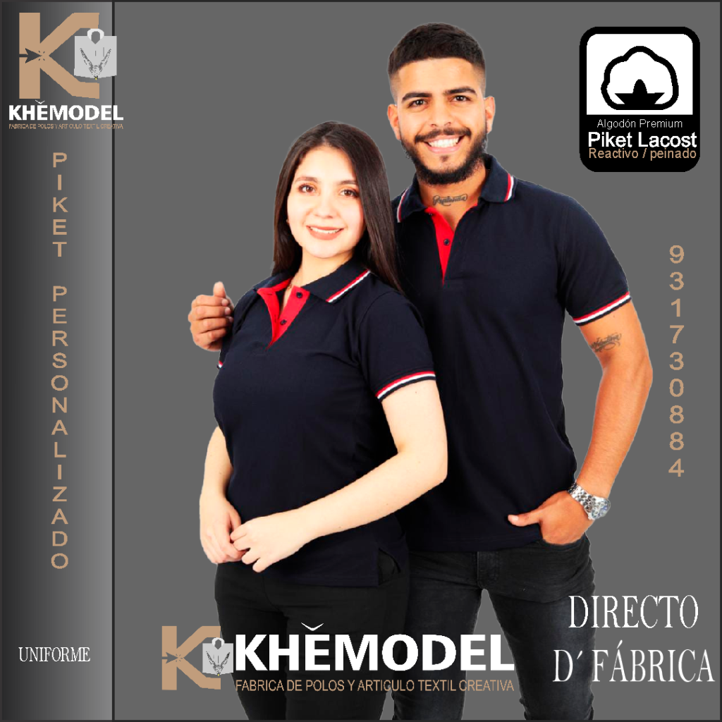 Polos piket cuello camisero