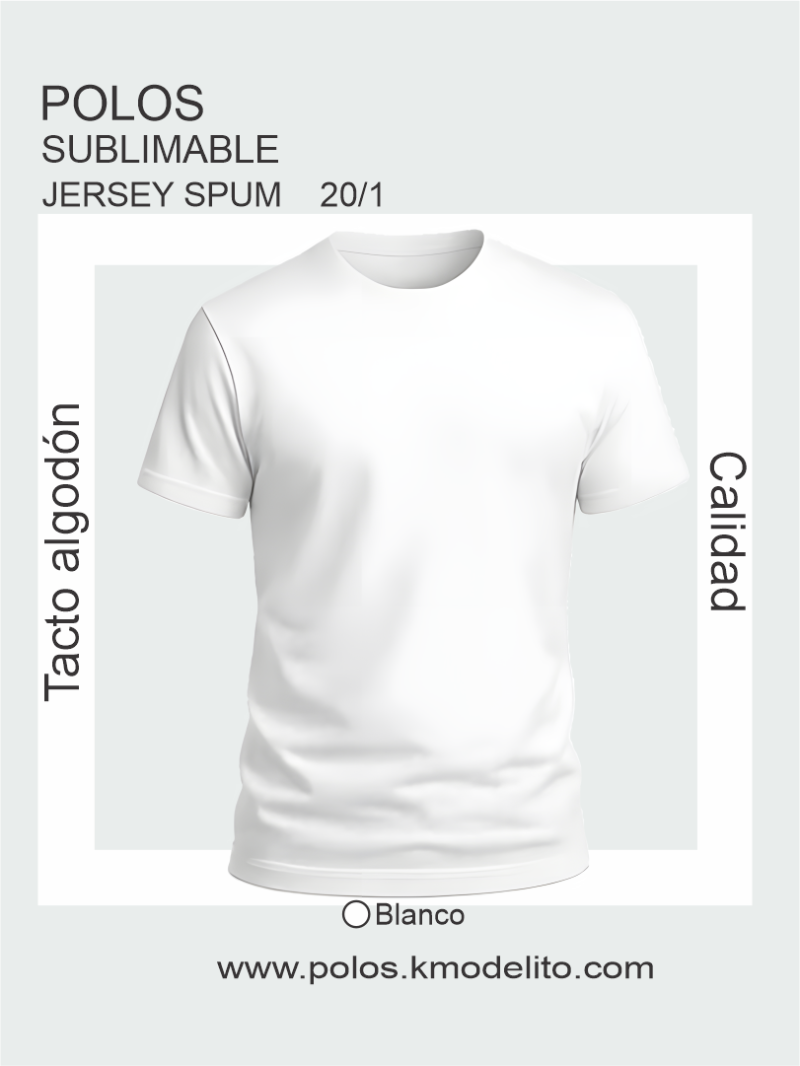 Polo sublimado 20/1